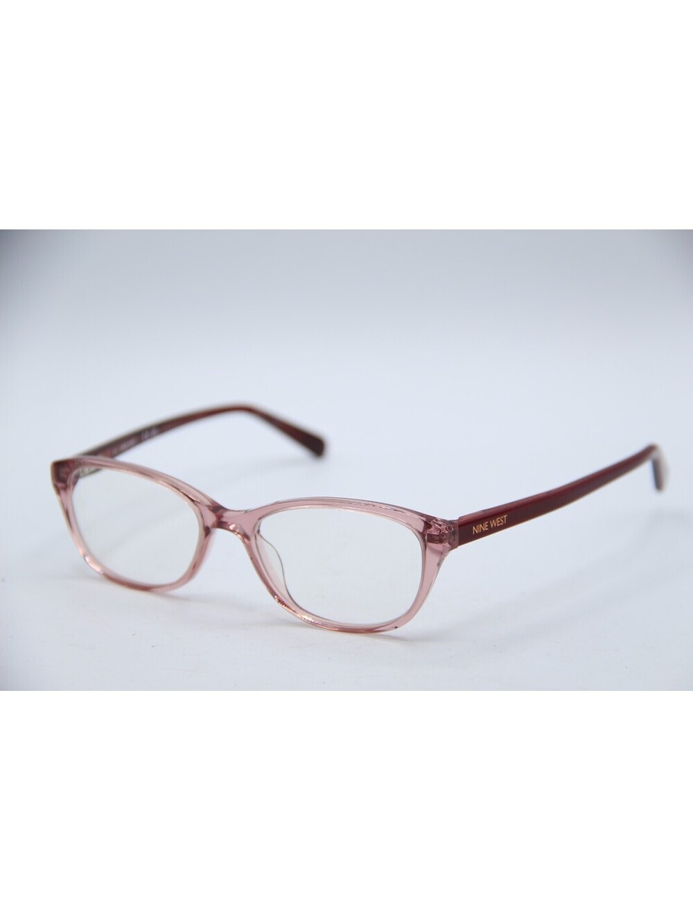 Nine West Nw5222 Pink Clear Red Cat Eye Authentic Eyeglasses
